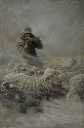 Sheep Herder, 1908